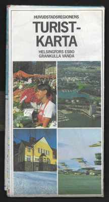 Huvudstadsregionens turistkarta 1986