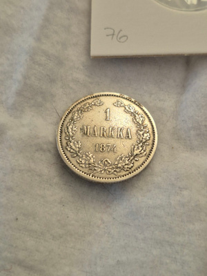 1 markka 1874, Suomi