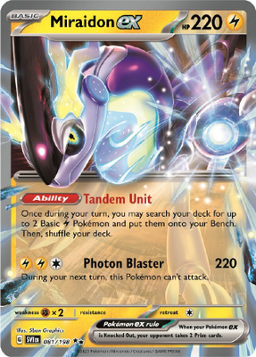 Miraidon ex 081/198 - Scarlet & Violet - NM/M