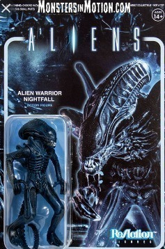 Aliens ReAction Alien Warrior Mid Black- HEAD HUNTER STORE.