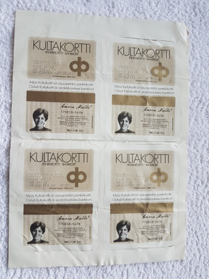 OP - KULTAKORTTI VANHA TARRAARKKI