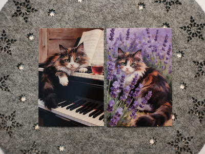 ~Kissa kortti~ 2kpl