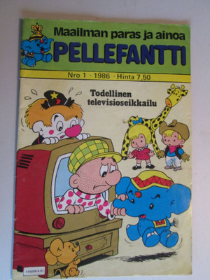 PELLEFANTTI  1 / 1986 SARJAKUVALEHTI