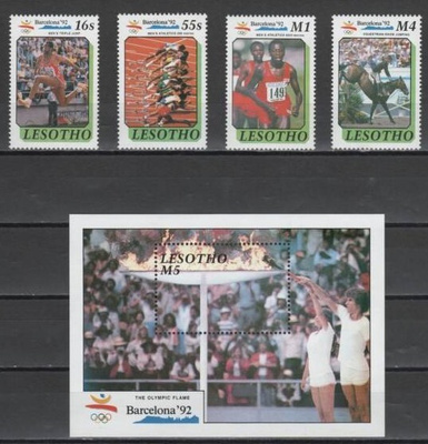 (S0430) LESOTHO, 1990 (Summer Olympic Games, Barcelona 1992)