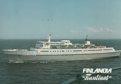 LAIVAKORTTI - M/S FINLANDIA - 1
