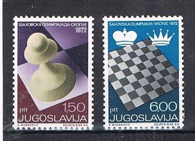 Jugoslavia 1972 - Shakkiolympialaiset Skopje ++