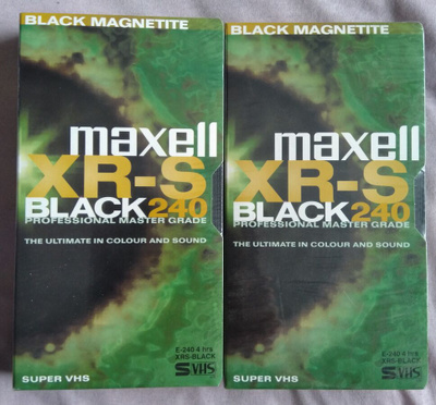 Maxell XR-S Black 240 -videonauha, UUSI ja MUOVEISSA