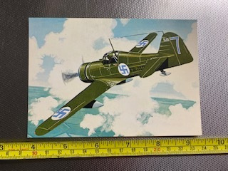 Fokker D XXI postikortti
