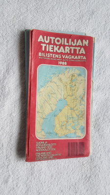 Autoilijan tiekartta 1988