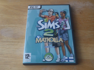 The Sims 2 MATKOILLA lisäosa PC DVD