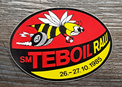 Teboil rallitarra 1985!