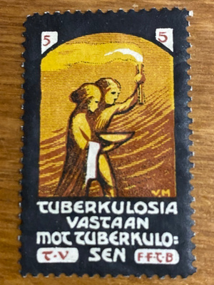 JOULUMERKKI MIES JA NAINEN 1910**