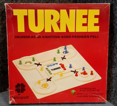 Turnee vintage vauhdikas lautapeli. Nelostuote Ky