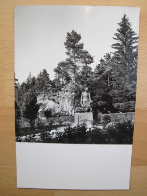 VANHA Valokuva Sankaripatsas Loimaa 1940-l
