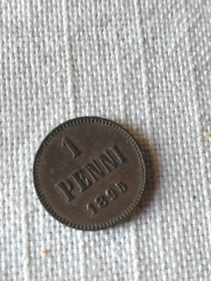 1 penni  1895