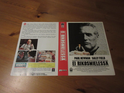 Ei rikosmielessä (R-Video) -kansipaperi VHS FIx