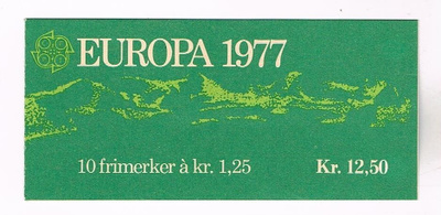 Norja 1977 - Europa CEPT ++ vihko 1,25kr