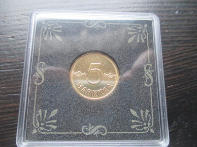 5 markkaa 1959 kullattuna