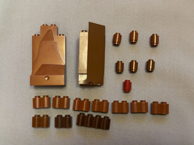 Ruskeita lego-osia