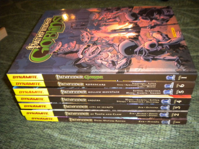 PATHFINDER 1-6 + Goblins, kovakantinen sarjakuva 2013-2018
