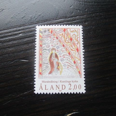 Åland: Kumlingen kirkon seinämaalaus 1990 **