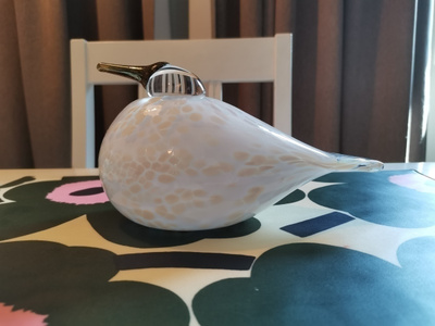 Iittala Lasilintu Lumikyyhky 2016,Oiva Toikka, Signeerattu