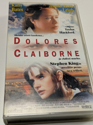 Dolores Claiborne (VHS) Stephen King Kathy Bates