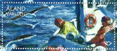 ÅL 2012 ABL 12 Pohjola Elämää merellä Lokalpost ** LaPe 348