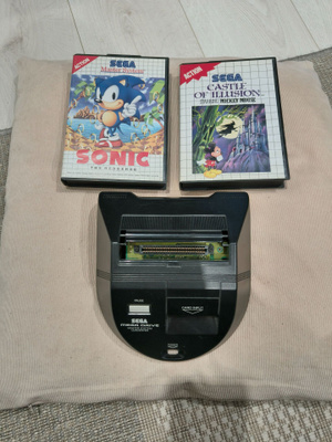 Sega Mega Drive : Master System Convertor ja 2 peliä