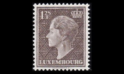 Luxemburg 450 ** Käyttösarja Charlotte 1.25 Fr (1948)
