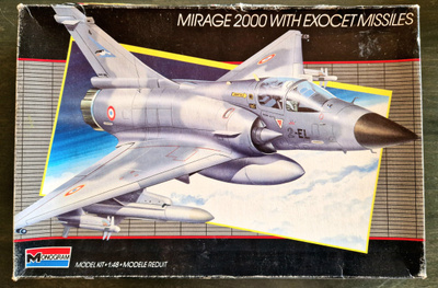 Mirage 2000 With Exocet Missiles Aircraft Koottava 1986