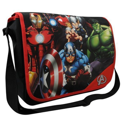 MARVEL AVENGERS MESSENGER BAG - HEAD HUNTER STORE.