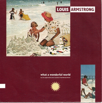 LOUIS ARMSTRONG: What A Wonderful World / WAYNE F  7" kannet