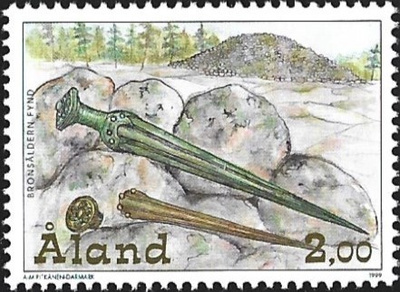 Åland 1999 Pronssikausi  2,00 mk ** LaPe 149