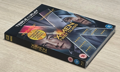 X-Men: First Class (2011) Blu-ray + DVD (UUSI)