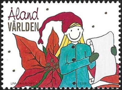 Åland 2009  Joulu  Världen  ** LaPe 315