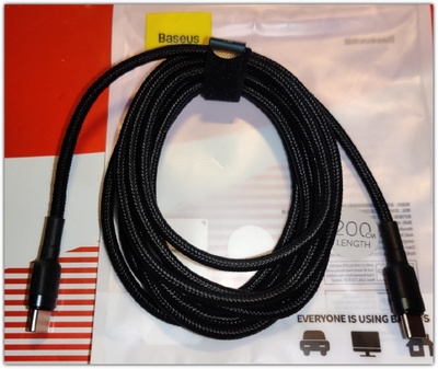 Baseus PD 100W data / latauskaapeli / 2 metriä #27844