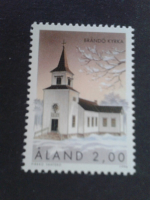 åland 1996 brändön kirkko**