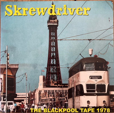 SKREWDRIVER the blackpool tape 1978 CD digipak + poster