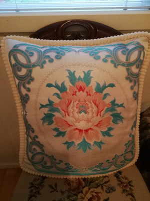 Sametti-pe silkki tyynynpäällinen kukka