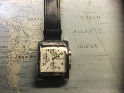 King Quartz CHRONOGRAPH käyttämätön ”löytö”