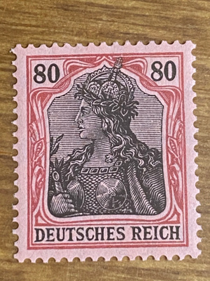 SAKSA REICH 1905-1915 GERMANIA MERKKI Mi93**