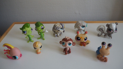 LPS Littlest Pet Shop figuureja 10 kpl