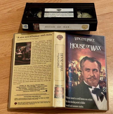 Vincent Price: HOUSE OF WAX  VHS
