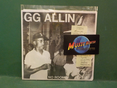 GG ALLIN - NO ROOM M-/EX+ 7" SINGLE + NIMMARIT