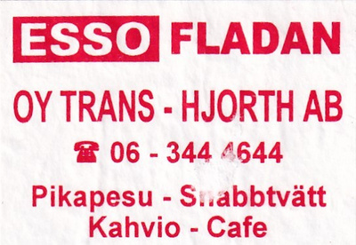 Fladan ESSO , Oy Trans - Hjorth Ab  2/7