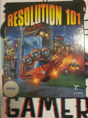 Amiga Resolution 101 peli Big Box
