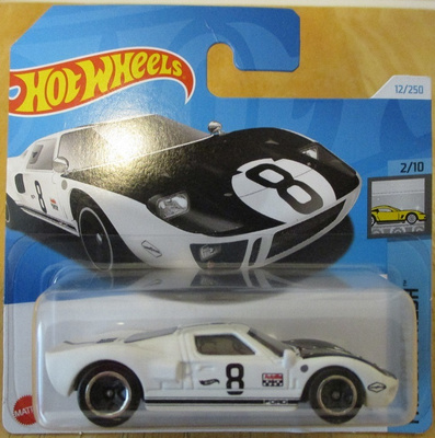 Ford GT40 Race Car 1970 Hot Wheels Factory Fresh 2024 1:64