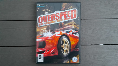 PC CD: Overspeed - High Performance Street Racing peli (2007