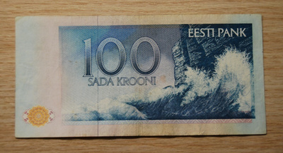 Viro 100 Krooni 1991, Eesti, Eesti